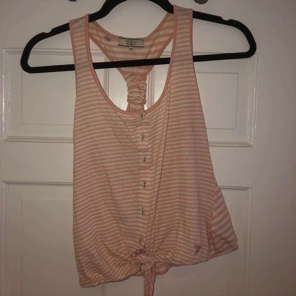 GUESS vintage pink tank top